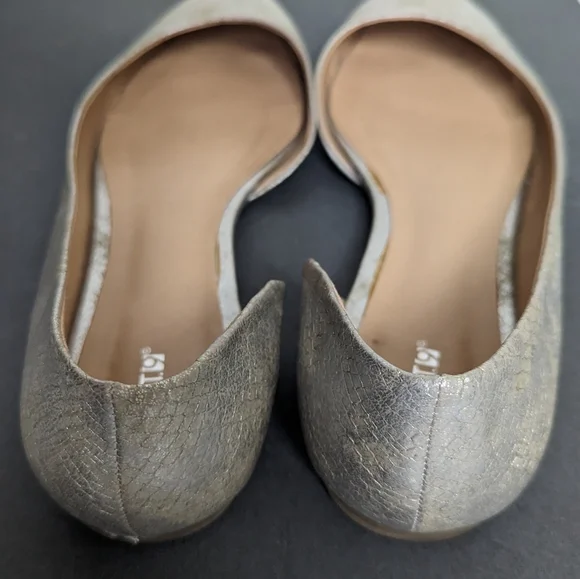Apt 9 bambra skimmer snakeskin pewter flats size 7.5 - Picture 3 of 6